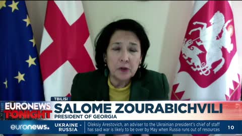 Euronews interviews Georgia’s president Salome Zourabichvili