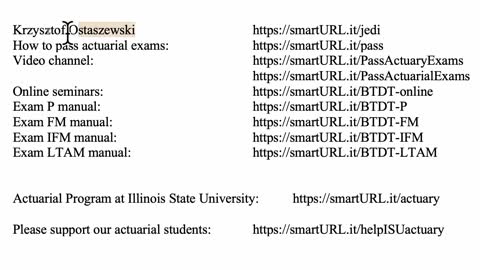 Exam LTAM exercise for September 28, 2021