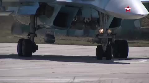 Destruction of Ukrainian facilities by Su-34 fighter-bombers