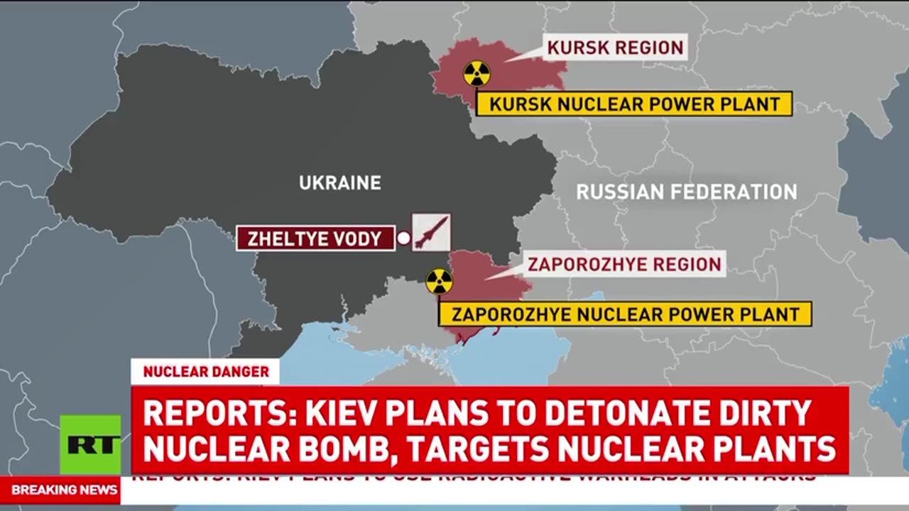 BREAKING: Russian sources report Ukraine is now planning to detonate a "dirty nuclear bomb in Russia