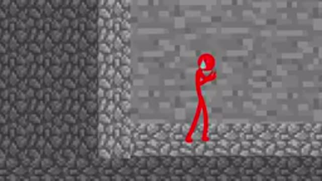 Stickman VS Minecraft: Lava Secret Diamond Base Challenge - AVM Shorts Animation