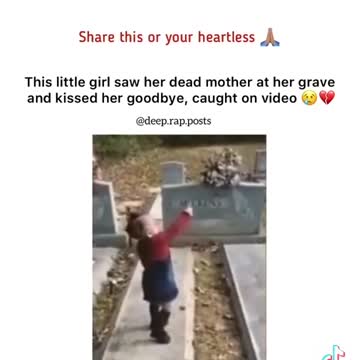 Kissing mommies ghost goodby