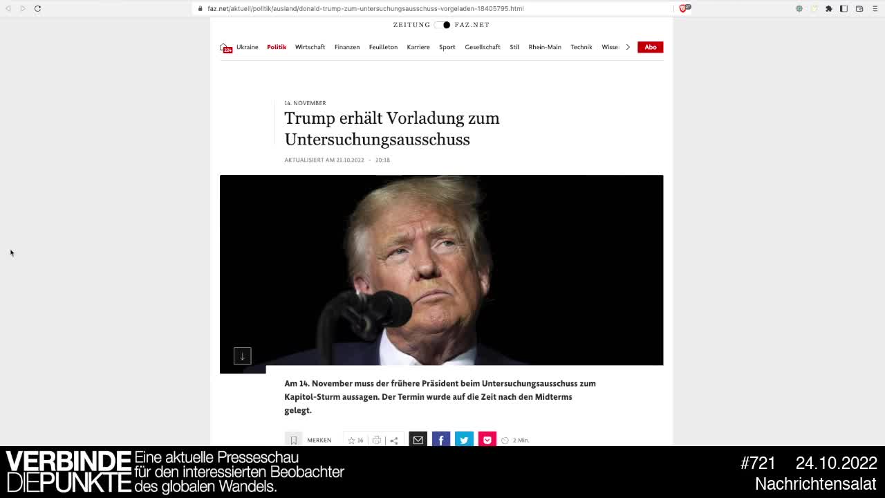 Verbinde die Punkte 721 - Nachrichtensalat 24.10.2022