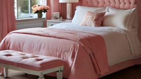 Chic Pink and White Bedroom Ideas | Simple & Stylish Room Makeover