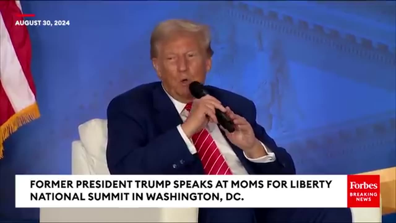 Trump Recounts Debating 'Crooked Hillary' And Feud With Rosie O'Donnell At Moms For Liberty Event😂