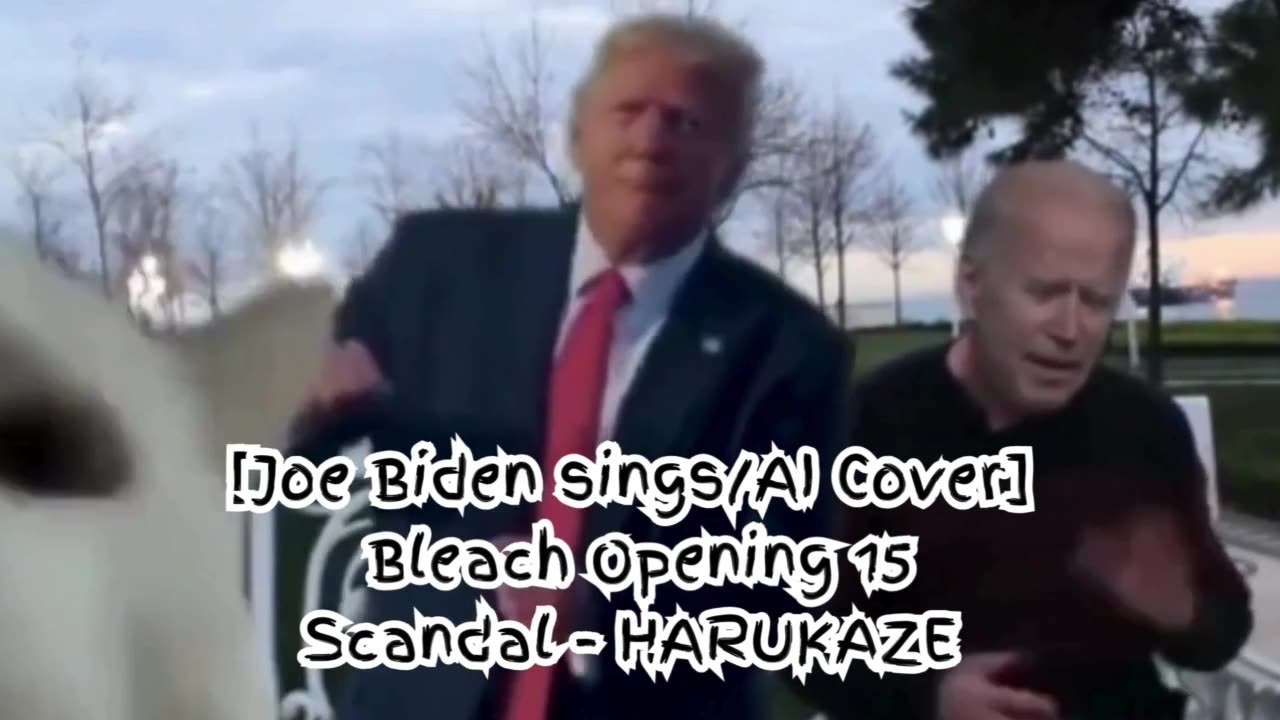 [Joe Biden sings/AI Cover] Bleach Opening 15 SCANDAL - Harukaze