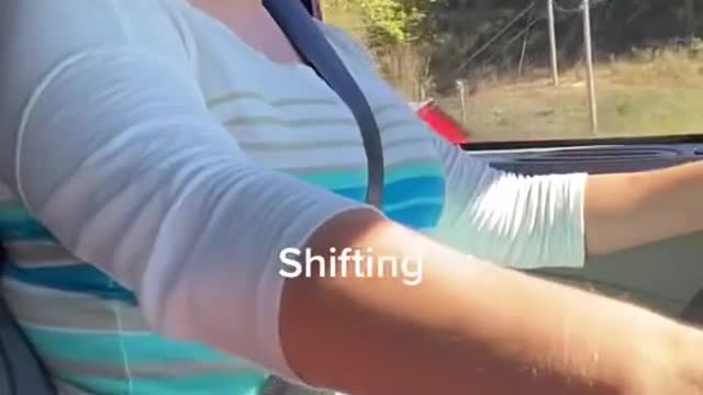 It's a little nervous to drive stick