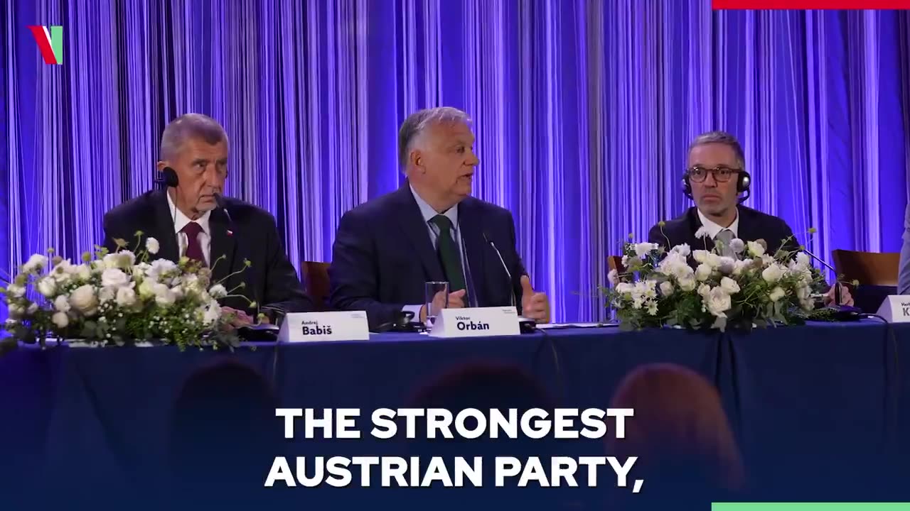 Hungary’s PM Viktor Orban with Austria’s Freedom Part presents a new alliance “Patriots for Europe”…