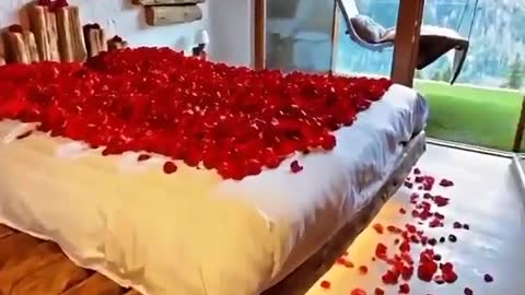 Most Beautiful Sleeping decorating Room #Amazing Video #Viral