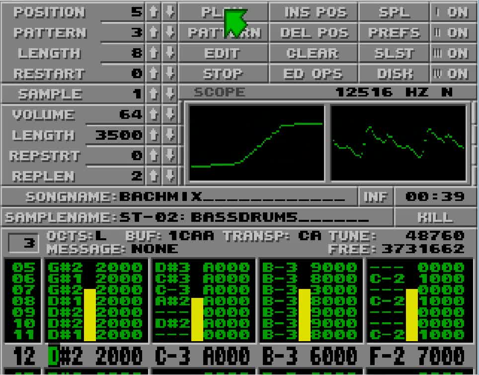 Amiga and Atari ST Protracker Music Mods - Bach Mix