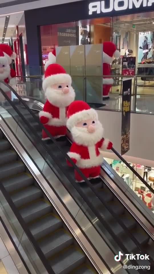 Santa Claus shopping