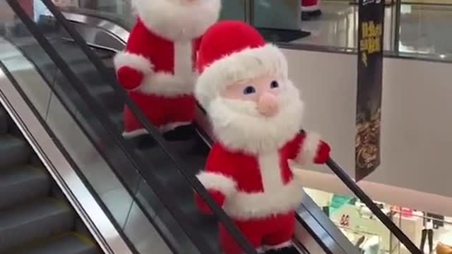 Santa Claus shopping