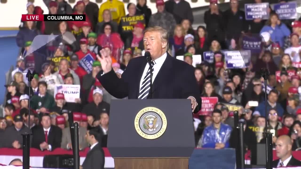 President Trump in Columbia, MO