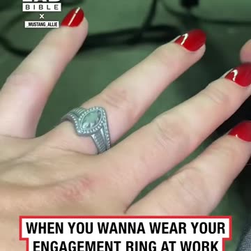 Fake engagement ring 💍