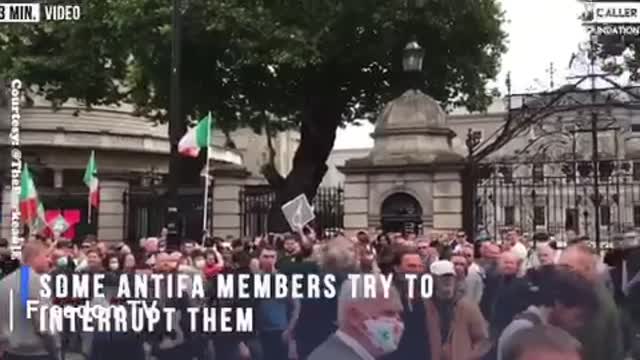 Rally against pedophile disrupted by pedophiles