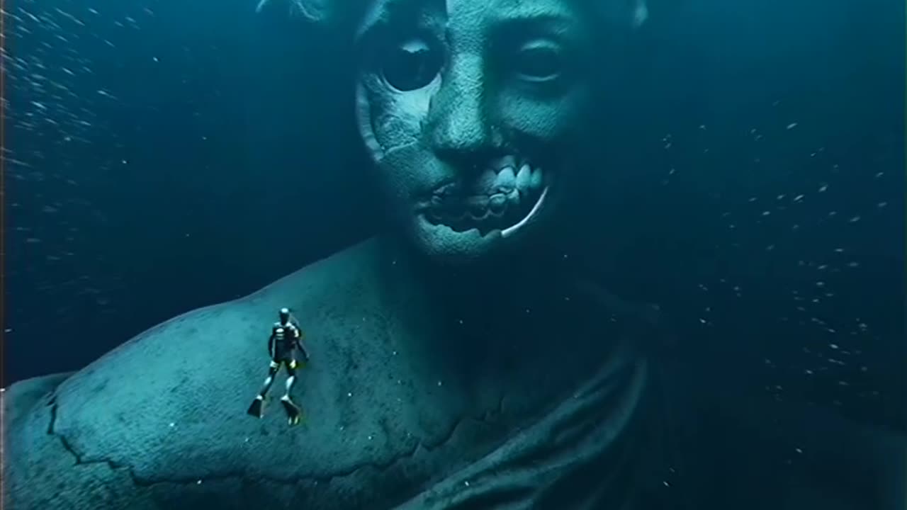 Do not wake the lady of the lake #thalassophobia #reels