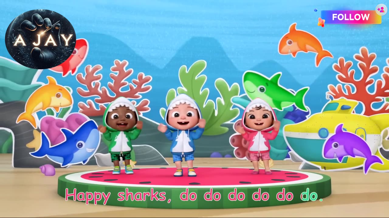 Baby Shark Colors | Nursery Rhymes & Kids Songs