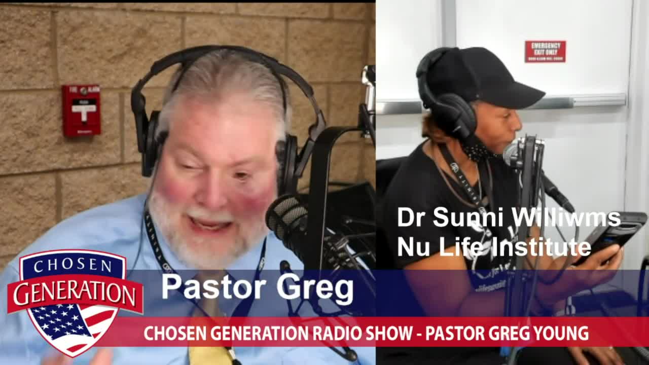 Pastor Greg With Guest Dr Sunni Williams at THFE