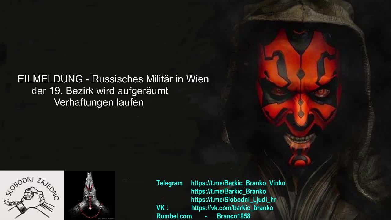 EILMELDUNG - Russisches Militär in Wien der 19. Bezirk wird aufgeräumt Verhaftungen laufe