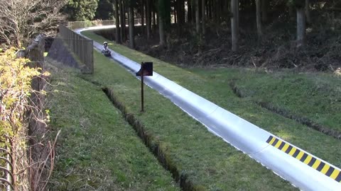 Spring Youth Camp 2017 Roller Bobsled Ride, at Yasu Kogen National Youth Nature Center