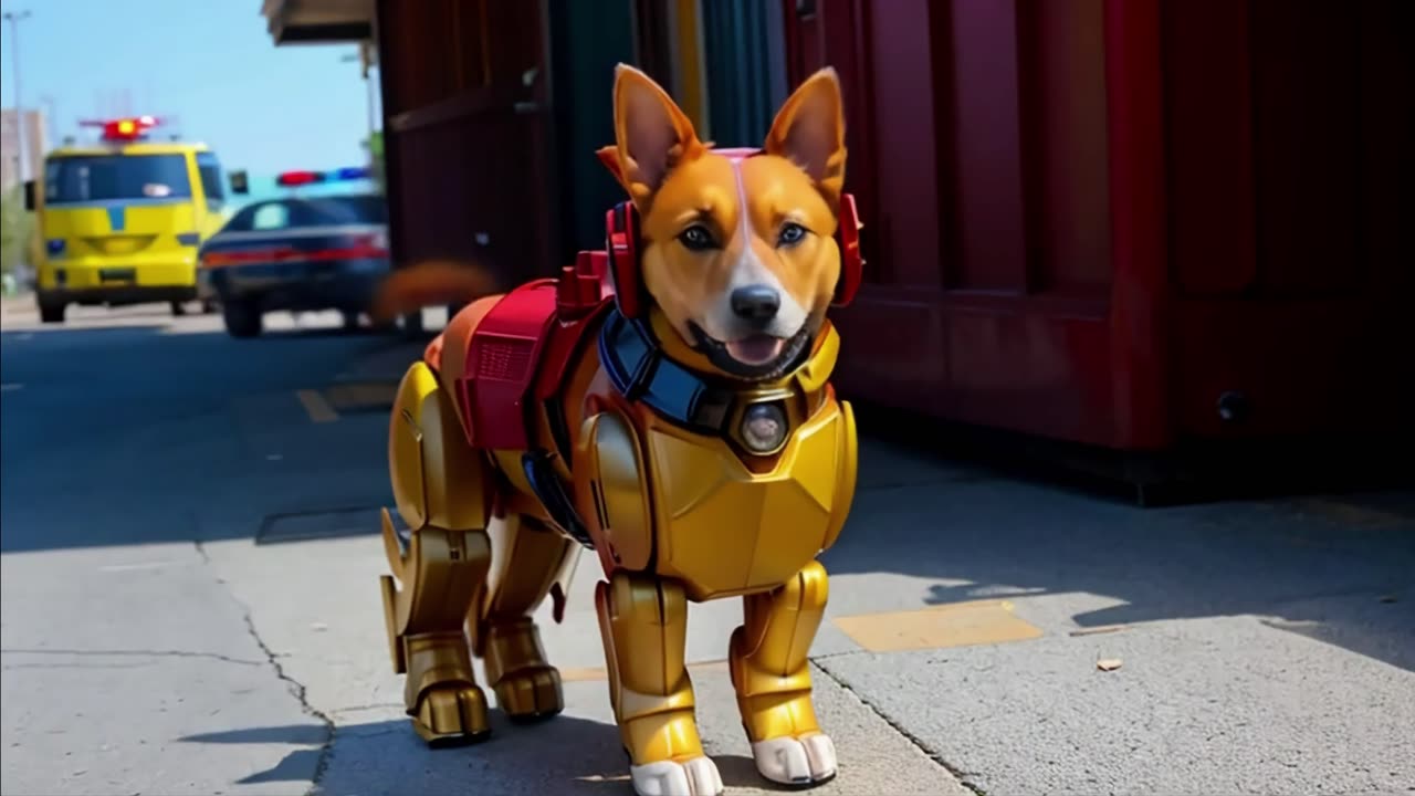 CRIME FIIGHTING ROBOT DOG SQUAD