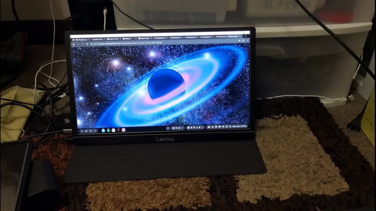 Review: Sponsored Ad - Portable Monitor - Lepow 15.6 Inch Full HD 1080P USB Type-C Computer Dis...