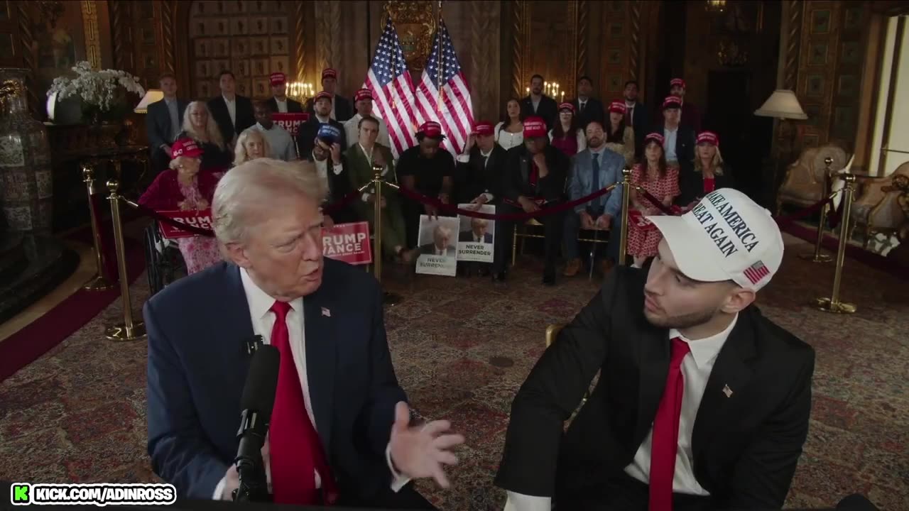 Trump on the Shooting with Adin Ross last week