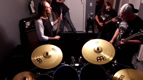 My band having fun