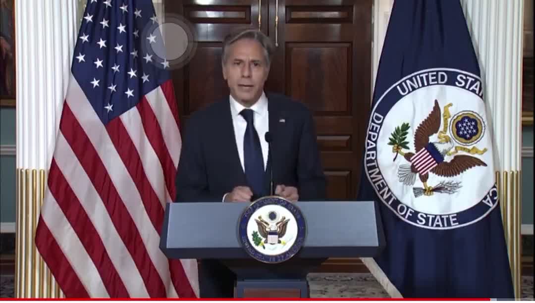 Anthony Blinken announces that America's diplomatic operations have been transferred from Kabul to Doha.