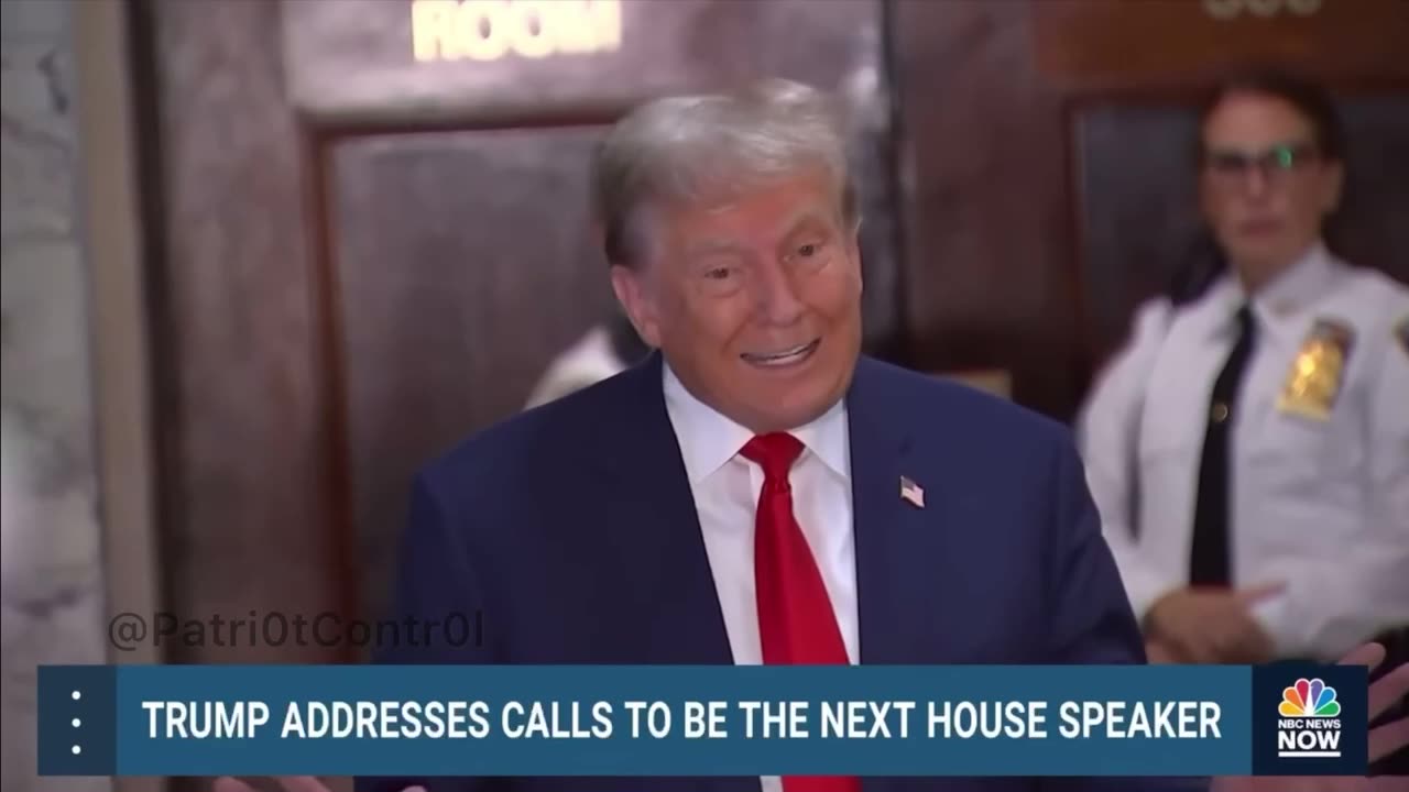 Trump says that he is NOT ruling out the Possibility of becoming Speaker of the House