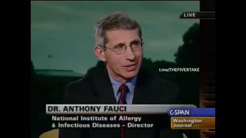 Fauci - You don't need a vaccine
