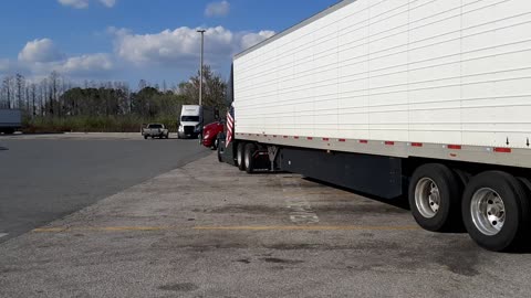 Loading truck headed for DC