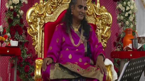 Bhajan to Vitthala Panduranga - Guruji in Mauritius, March 2022