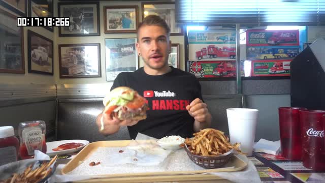 INSANE 12LB CHEESEBURGER CHALLENGE (Challenge Doubled) | American Food Challenge | Man Vs Food