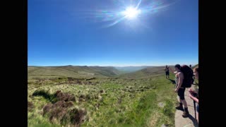 Mark Clark Portrush Taylor Clark and his mates in the Peak District 2021.