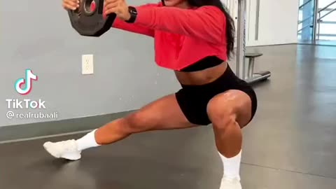 Leg workout at home with lite weights