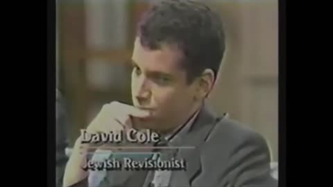 David Cole on the Jeff Rense show talking about his 1992 appearance on Montel Williams Show