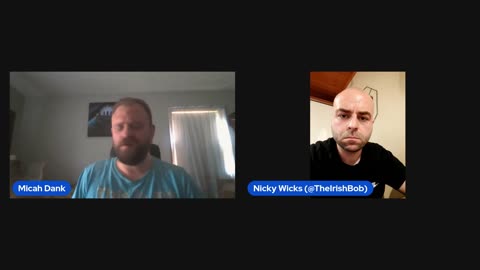 Micah and Musician Nicky Wicks talk conspiracies, music, and my work