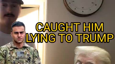 Caught SCAMMING Trump for his endorsement.