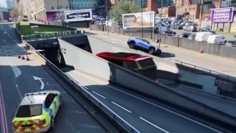 WHAT LUCKY ESCAPE FROM POLICE