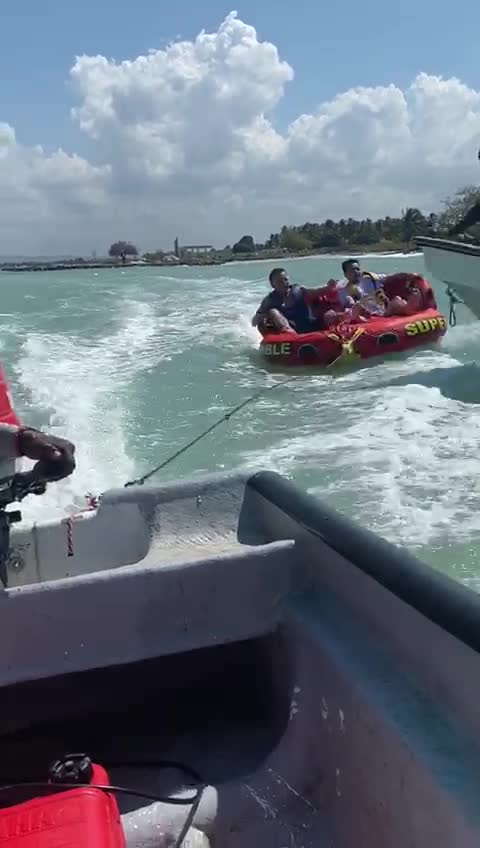 Dos personas son embestidas por una lancha en Choloncito.