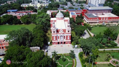 Intersting View Delhi India Dron View