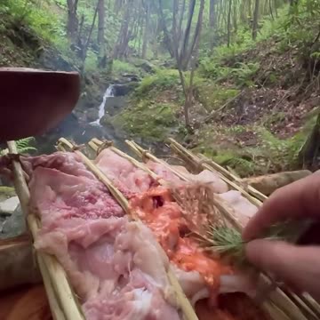 Odun Üzerinde Tavuk Pişirme 🪵🐔 - Cooking Chicken on a wood grill
