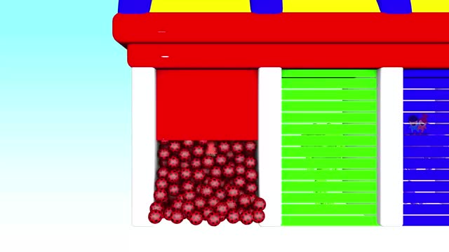 Fun Learning Colors for Children with Color Eggs Cartoons 3D Kids