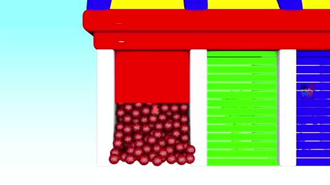 Fun Learning Colors for Children with Color Eggs Cartoons 3D Kids