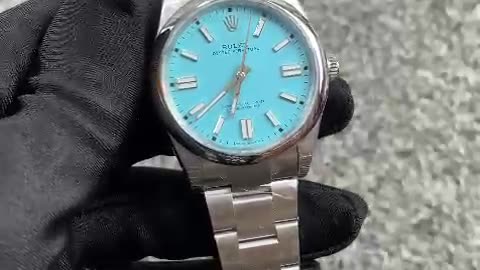 Rolex Oyster Perpetual Tiffany Blue 41