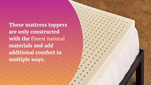 Best Latex Mattress Topper