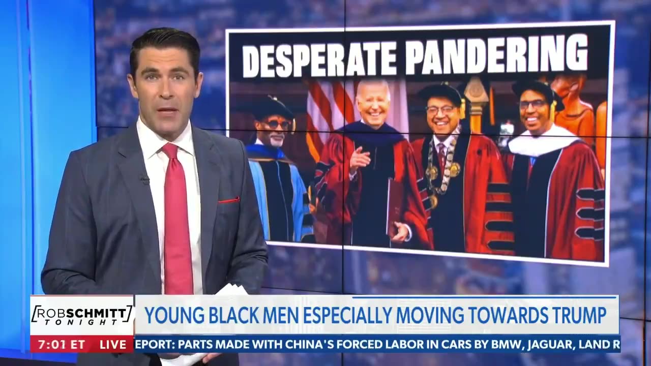 Rob Schmitt: Joe Biden's insufferable race baiting pandering full of lies.