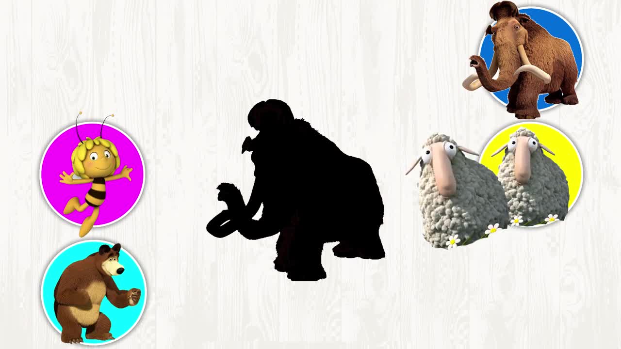 ❤FUNNY ANIMALS ice age, funny lamb, Maya bee, Kung fu panda.