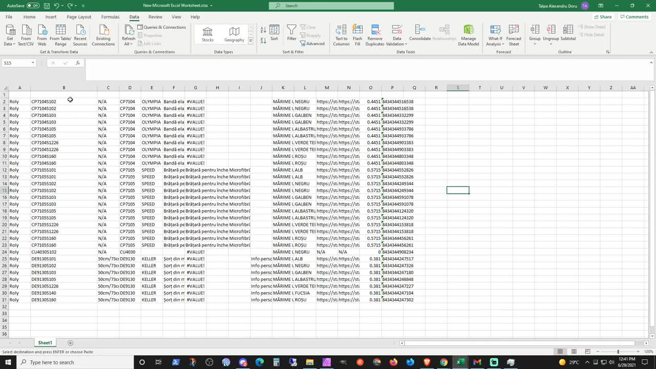 How to remove duplicate entries in Excel